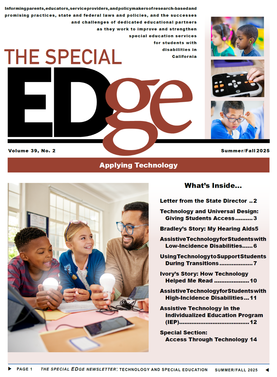 Special EDge Cover Winter 2024-2025